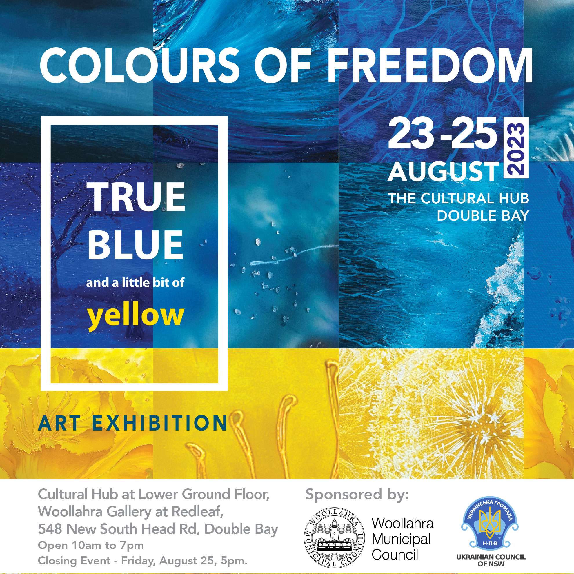 Colours of Freedom Art Exhibition and Fundraiser - Woollahra